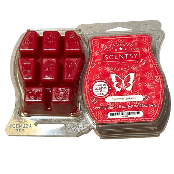 Scentsy Wax Bar Jammin’ Jubilee Limited Release 2024 Lot of 2 Retired Scent - Picture 5 of 7